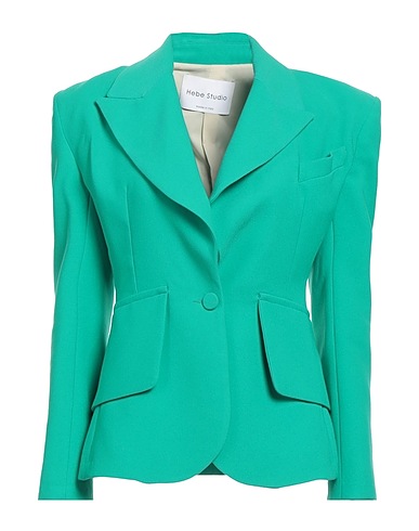HEBE STUDIO Giacca Verde smeraldo 100% Poliestere