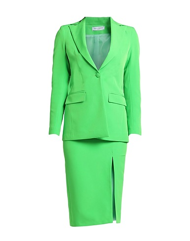 YES LONDON Tailleur Verde lime 90% Poliestere, 10% Elastan