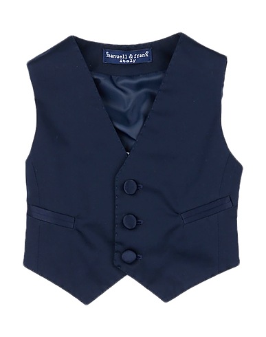 MANUELL & FRANK Waistcoat 98% Cotton, 2% Elastane