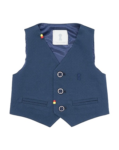 MYCLÒ SET Suit vest Midnight blue 98% Cotton, 2% Elastane