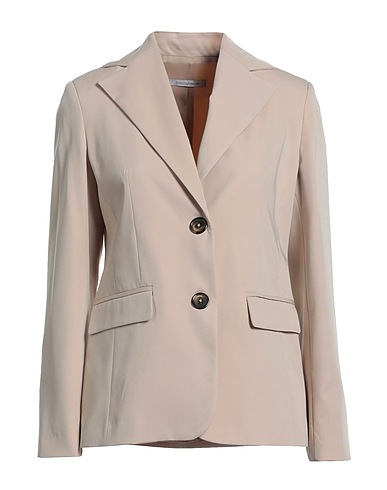 BIANCOGHIACCIO Blazer Beige 78% Polyester, 18% Viscose, 4% Elastane