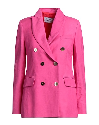VIRNA DRÒ Blazer Fuchsia 50% Linen, 50% Viscose