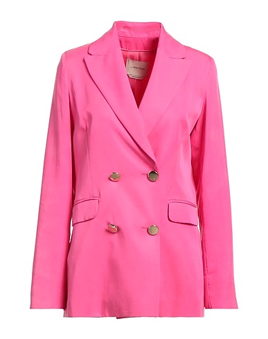 ANNA MOLINARI Blazer Fuchsia 100% Viscose, Acetate