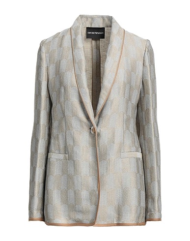 EMPORIO ARMANI Blazer Khaki 45% Viscose, 44% Linen, 11% Silk, Cotton