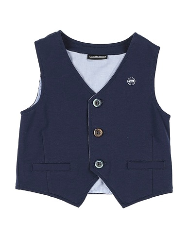 SARABANDA Waistcoat Midnight blue 97% Cotton, 3% Elastane