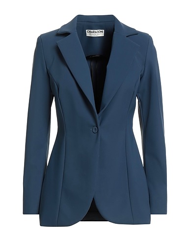 CHIARA BONI LA PETITE ROBE Blazer Navy blue 72% Polyamide, 28% Elastane