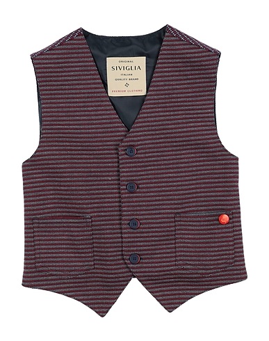 SIVIGLIA Waistcoat Midnight blue 60% Polyester, 40% Cotton