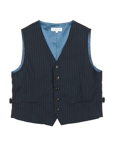EAST END HIGHLANDERS Waistcoat Black 64% Polyester, 34% Rayon, 2% Polyurethane