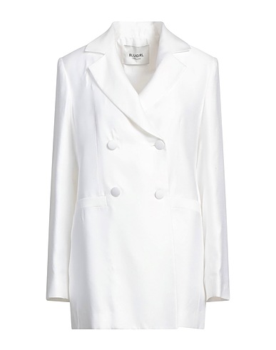 BLUGIRL Giacca Bianco 100% Viscosa