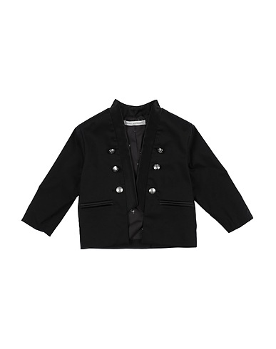 DANIELE ALESSANDRINI Blazer Black 97% Cotton, 3% Elastane