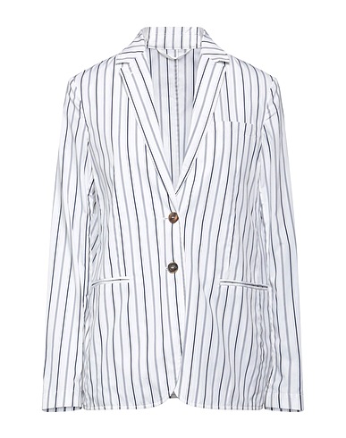 DRUMOHR Blazer White 100% Cotton