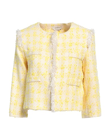 ANNA MOLINARI Giubbotto Giallo 47% Cotone, 41% Acrilico, 8% Poliestere, 2% Viscosa, 2% Altre Fibre