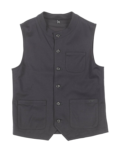 EMPORIO ARMANI Waistcoat Midnight blue 56% Viscose, 35% Polyamide, 9% Elastane