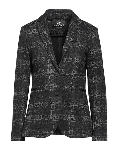 MASON'S Blazer Dark green 34% Viscose, 33% Polyester, 28% Polyamide, 5% Elastane