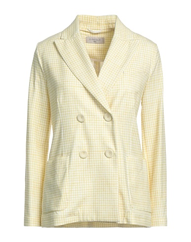 CIRCOLO 1901 テーラードジャケット パステルイエロー コットン 96% / ポリウレタン 4%