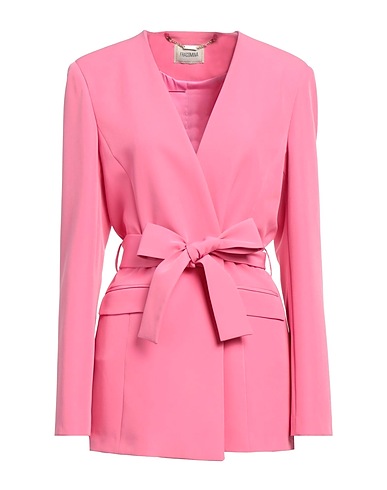 FRACOMINA Blazer COLLECTION Pink 89% Polyester, 11% Elastane