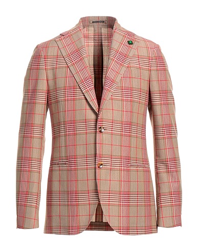 LARDINI Blazer Khaki 57% Wool, 43% Polyester