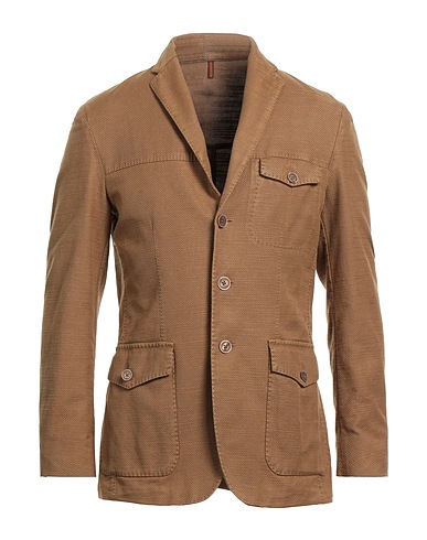 CORNELIANI ID Blazer Camel 93% Cotton, 7% Polyester