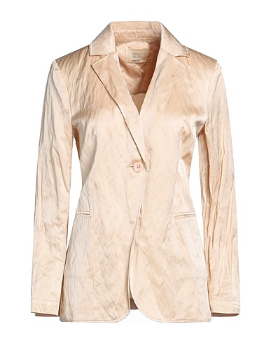 DX COLLECTION Blazer Sand 51% Viscose, 47% Cotton, 2% Other Fibres