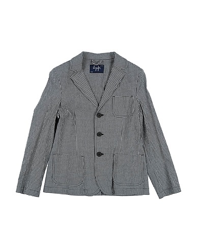 IL GUFO Blazer Black 99% Cotton, 1% Elastane