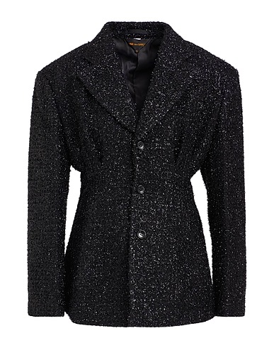 COMME des GARÇONS Blazer Black 45% Cotton, 33% Wool, 22% Nylon