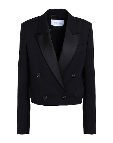 CALVIN KLEIN Blazer Black 97% Wool, 3% Elastane
