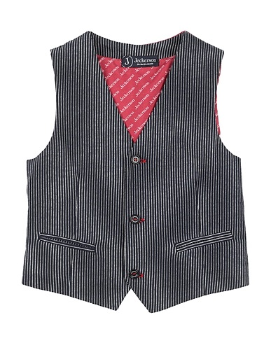 JECKERSON Waistcoat Midnight blue 60% Polyester, 40% Cotton, Viscose, Elastane