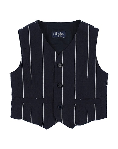IL GUFO Suit vest Midnight blue 75% Cotton, 23% Polyamide, 2% Elastane