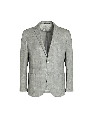 CORNELIANI テーラードジャケット グレー ウール 38% / リネン 31% / シルク 31%