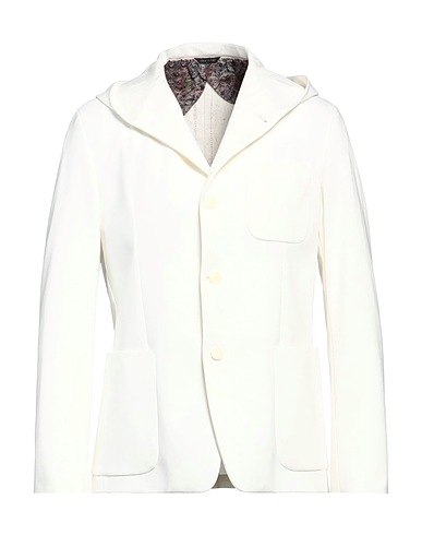UNGARO Jacket White 52% Cotton, 40% Polyamide, 8% Elastane, Polyester