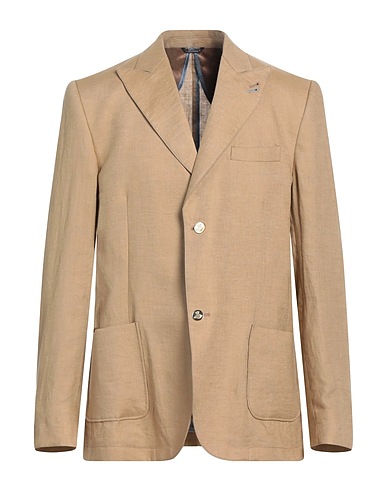 GREY DANIELE ALESSANDRINI Blazer Sabbia 100% Lino