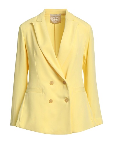 TRUE ROYAL Blazer Yellow 93% Cupro, 7% Elastane
