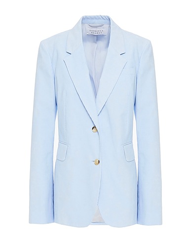 GABRIELA HEARST Blazer Sky blue 100% Cotton