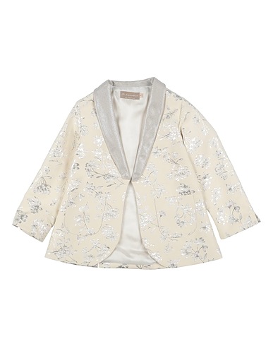 LA STUPENDERIA Veste Blanc cassé 42% Polyester, 40% Coton, 12% Lurex®, 6% Autres fibres