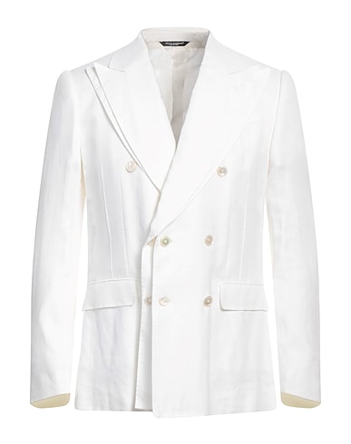 DOLCE&GABBANA Blazer White 100% Linen