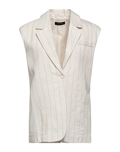 LES BOURDELLES DES GARÇONS Blazer Sand 55% Cotton, 26% Linen, 19% Viscose