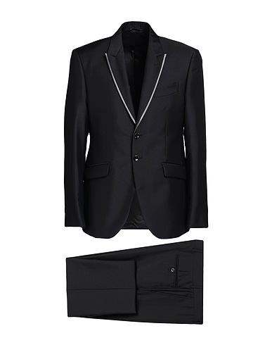 CARLO PIGNATELLI Suits Black 67% Polyester, 33% Virgin Wool