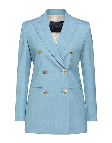 SEAFARER Blazer Sky blue 70% Virgin Wool, 20% Silk, 10% Linen