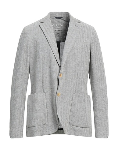 CIRCOLO 1901 Blazer Grey 42% Cotton, 39% Linen, 19% Polyamide