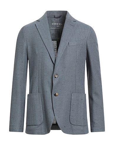 CIRCOLO 1901 Blazer Light blue 42% Cotton, 39% Linen, 19% Polyamide