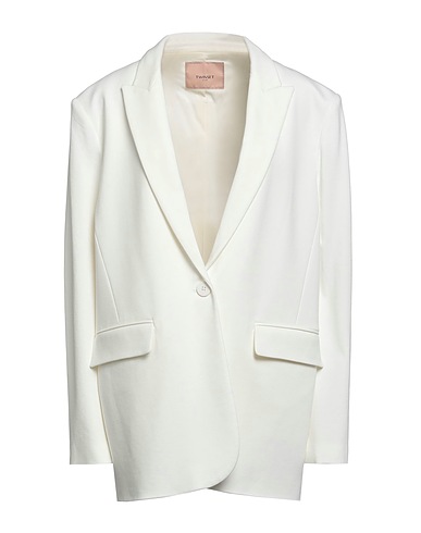TWINSET Giacca Panna 68% Viscosa, 27% Poliammide, 5% Elastan