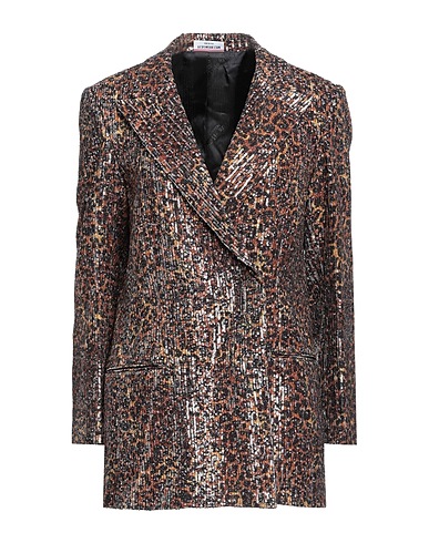 GCDS Blazer Camel 97% Polyester, 3% Elastane