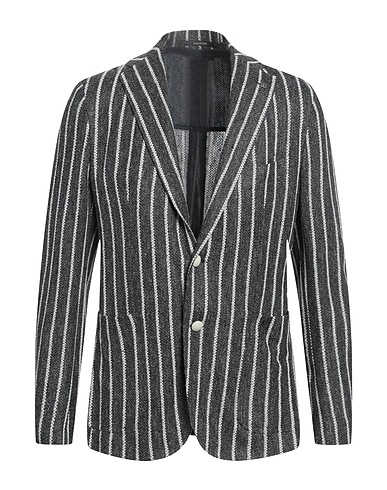 TAGLIATORE Blazer Charcoal 88% Linen, 8% Cotton, 4% Polyamide