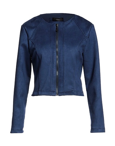 ANGELA MELE MILANO Giubbotto Blu notte 90% Poliestere, 10% Elastan
