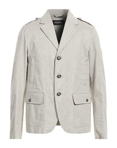 DOLCE&GABBANA Blazers Hellgrau 100% Leinen