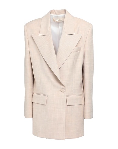 NINEMINUTES Blazer Beige 82% Polyester, 17% Viscose, 1% Elastane