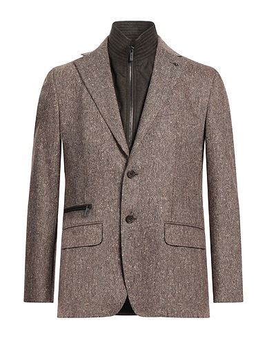 CC COLLECTION CORNELIANI Blazer Nocciola 100% Lana Vergine