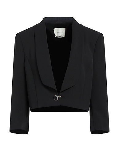 ANNA MOLINARI Giacca Nero 88% Poliestere, 12% Elastan