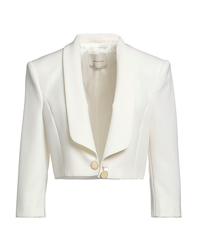 ANNA MOLINARI Giacca Bianco 88% Poliestere, 12% Elastan