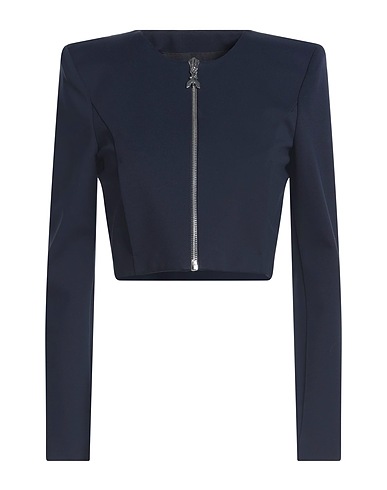 PATRIZIA PEPE Jacket Navy blue 66% Viscose, 30% Polyamide, 4% Elastane, Polyester